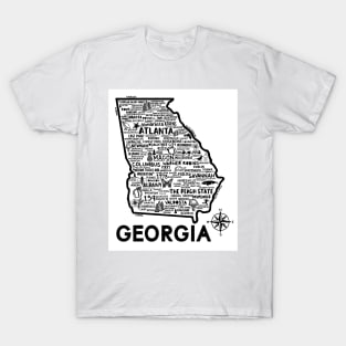 Georgia Map T-Shirt